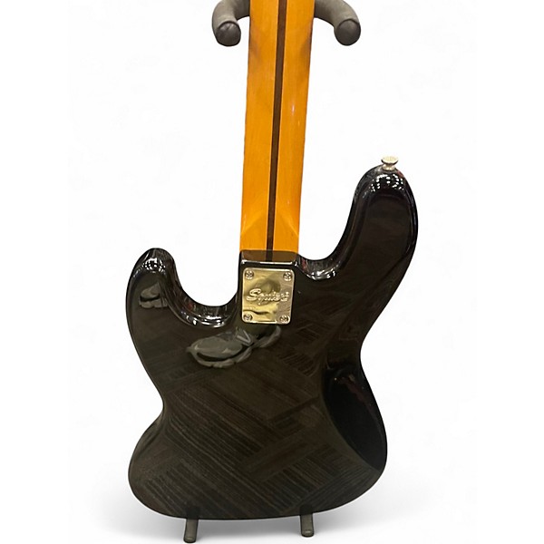 Used Squier Classic Vibe 1970S Jazz Bass Black Electric Bass Guitar