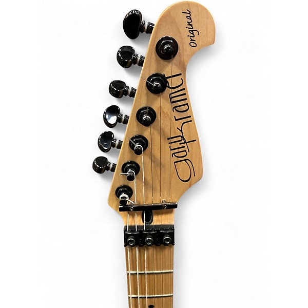 Used Gary Kramer CRUSADER DELUXE Pearl White Solid Body Electric Guitar