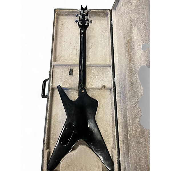 Vintage 1980s Dean ML Blue Fade Solid Body Electric Guitar