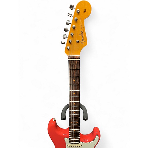 Used 2024 Fender 1961 vintage II Stratocaster Fiesta Red Solid Body Electric Guitar