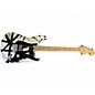 Used 2022 EVH '78 ERUPTION WHITE WITH BLACK STRIPES Solid Body Electric Guitar thumbnail