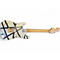 Used 2022 EVH '78 ERUPTION WHITE WITH BLACK STRIPES Solid Body Electric Guitar