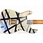 Used 2022 EVH '78 ERUPTION WHITE WITH BLACK STRIPES Solid Body Electric Guitar