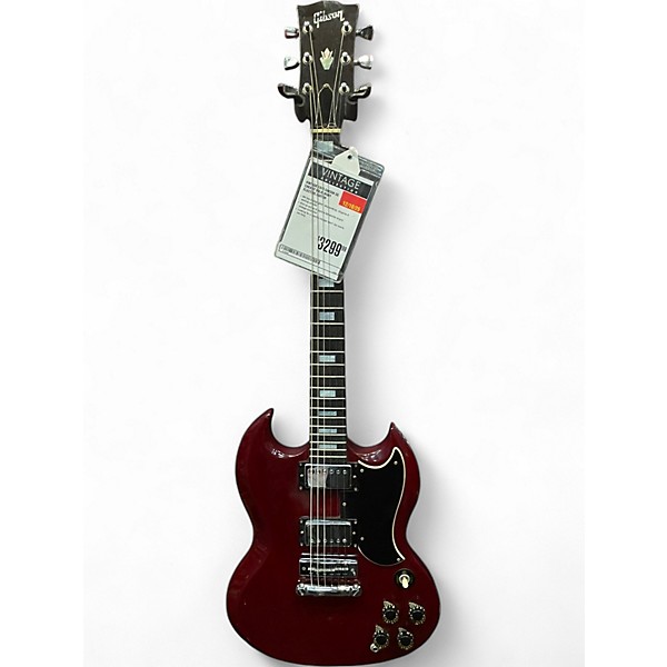 Vintage 1973 Gibson SG Cherry Solid Body Electric Guitar