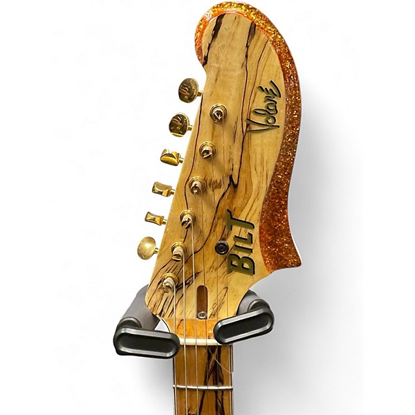 Used Bilt volare custom spalted maple w/falcon style back Hollow Body Electric Guitar