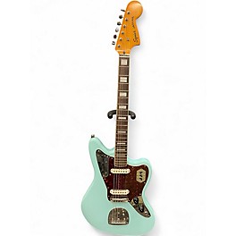 Used Squier CLASSIC VIBE 70S JAGUAR Daphne Blue Solid Body Electric Guitar