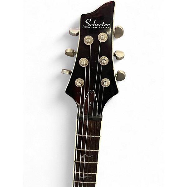 Used Schecter Guitar Research xxx Black Solid Body Electric Guitar