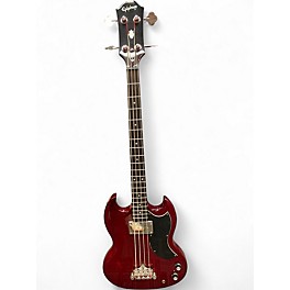 Used Epiphone EB0 Cherry Electric Bass Guitar