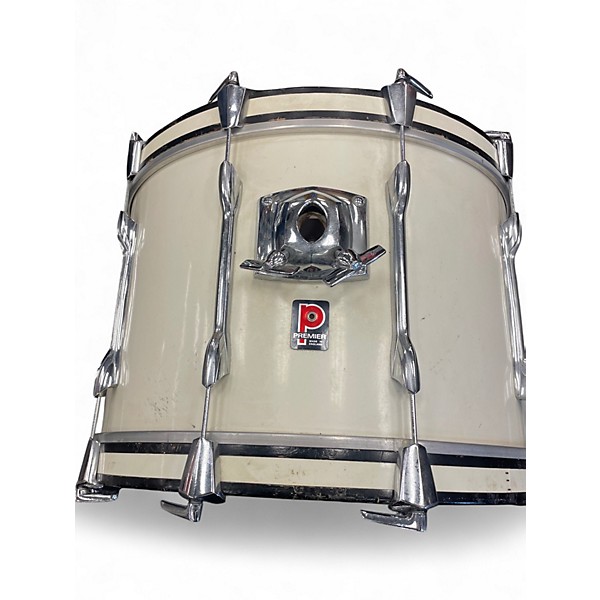 Used Premier 5 Piece Birch white Drum Kit