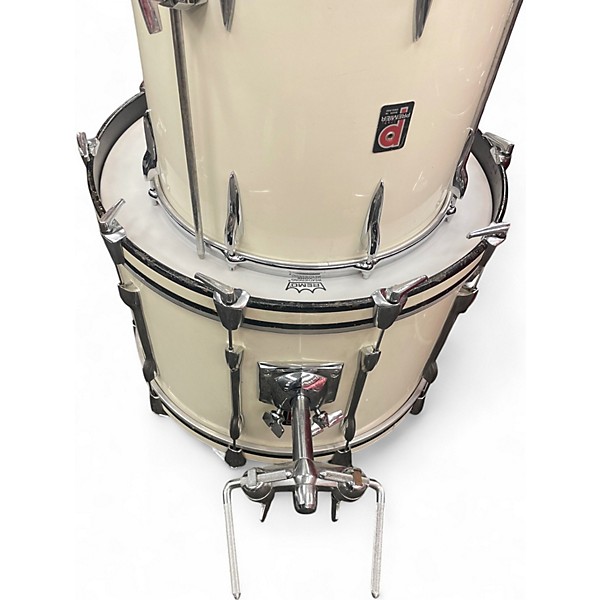 Used Premier 5 Piece Birch white Drum Kit