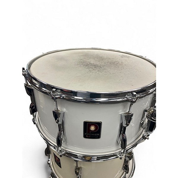 Used Premier 5 Piece Birch white Drum Kit