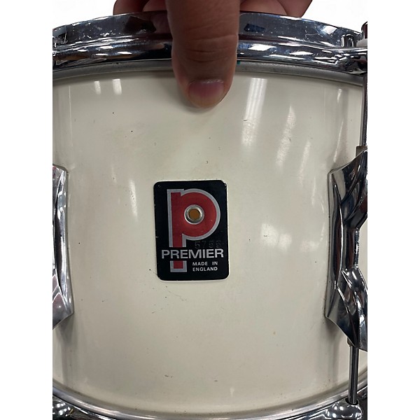 Used Premier 5 Piece Birch white Drum Kit