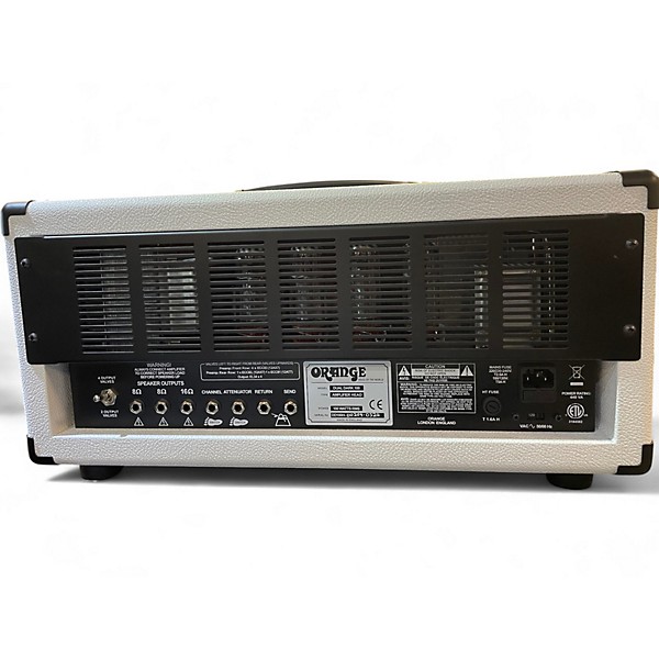 Used Orange Amplifiers Dual Dark 100 White Tube Guitar Amp Head