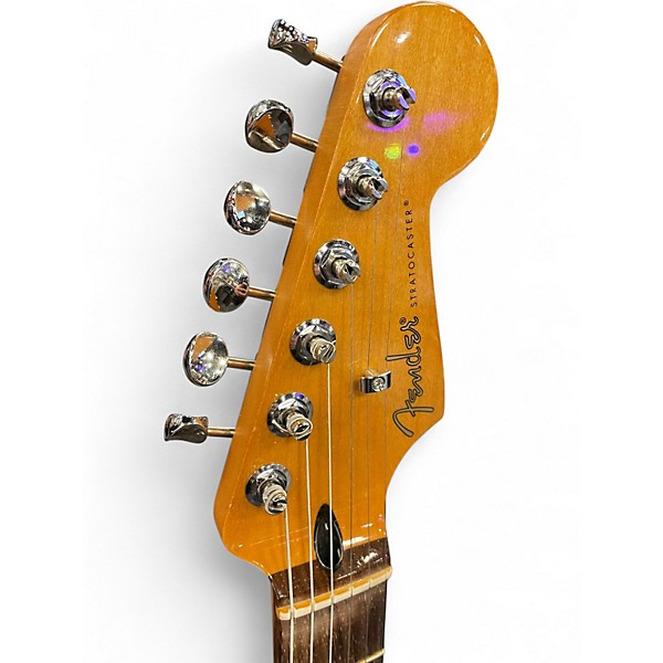 Used Fender 70th Anniversary Player Stratocaster Nebula Noir Solid Body Electric Guitar