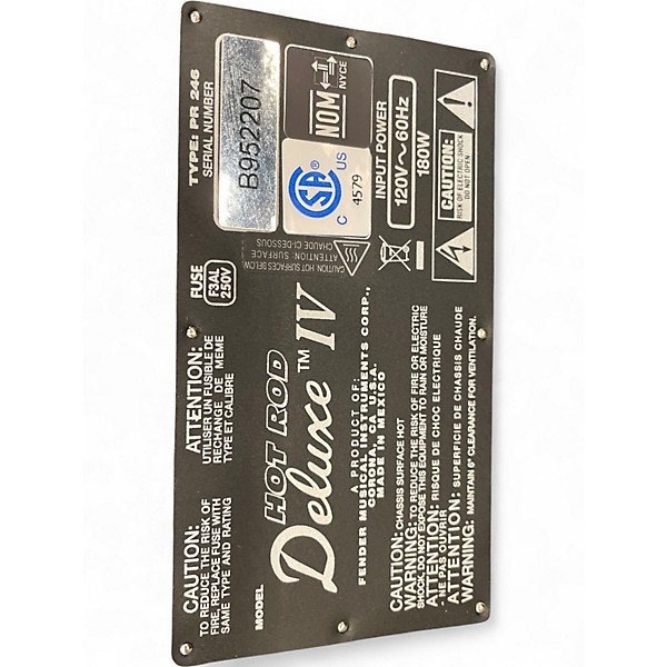 Used Fender Hot Rod Deluxe 40W 1x12 Tube Guitar Combo Amp