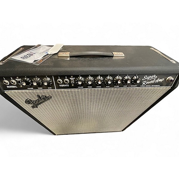 Used Fender 1965 Reissue Super Reverb 45W 4x10 Tube Guitar Combo Amp