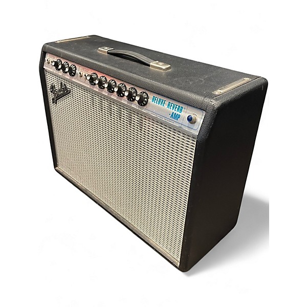 Used Fender 1968 Custom Deluxe Reverb 22W 1x12 Tube Guitar Combo Amp