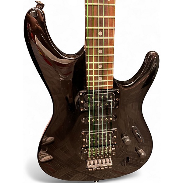 Used Ibanez S450S Black Solid Body Electric Guitar