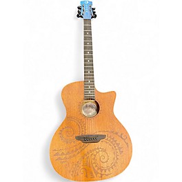 Used Luna GYP TAT MAH GC Mahogany Acoustic Electric Guitar