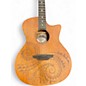 Used Luna GYP TAT MAH GC Mahogany Acoustic Electric Guitar