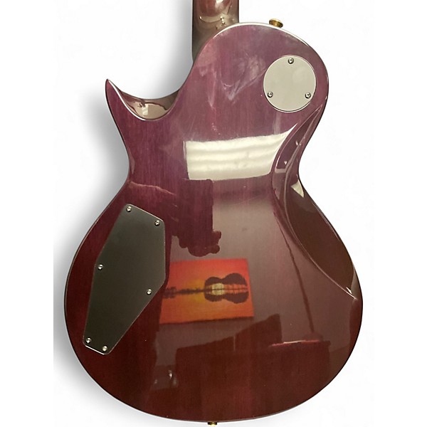 Used ESP EC1000 Trans Purple Solid Body Electric Guitar