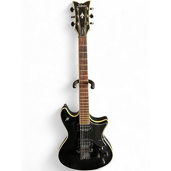 Used Schecter Guitar Research Blackjack Tempest Black Solid Body Electric Guitar