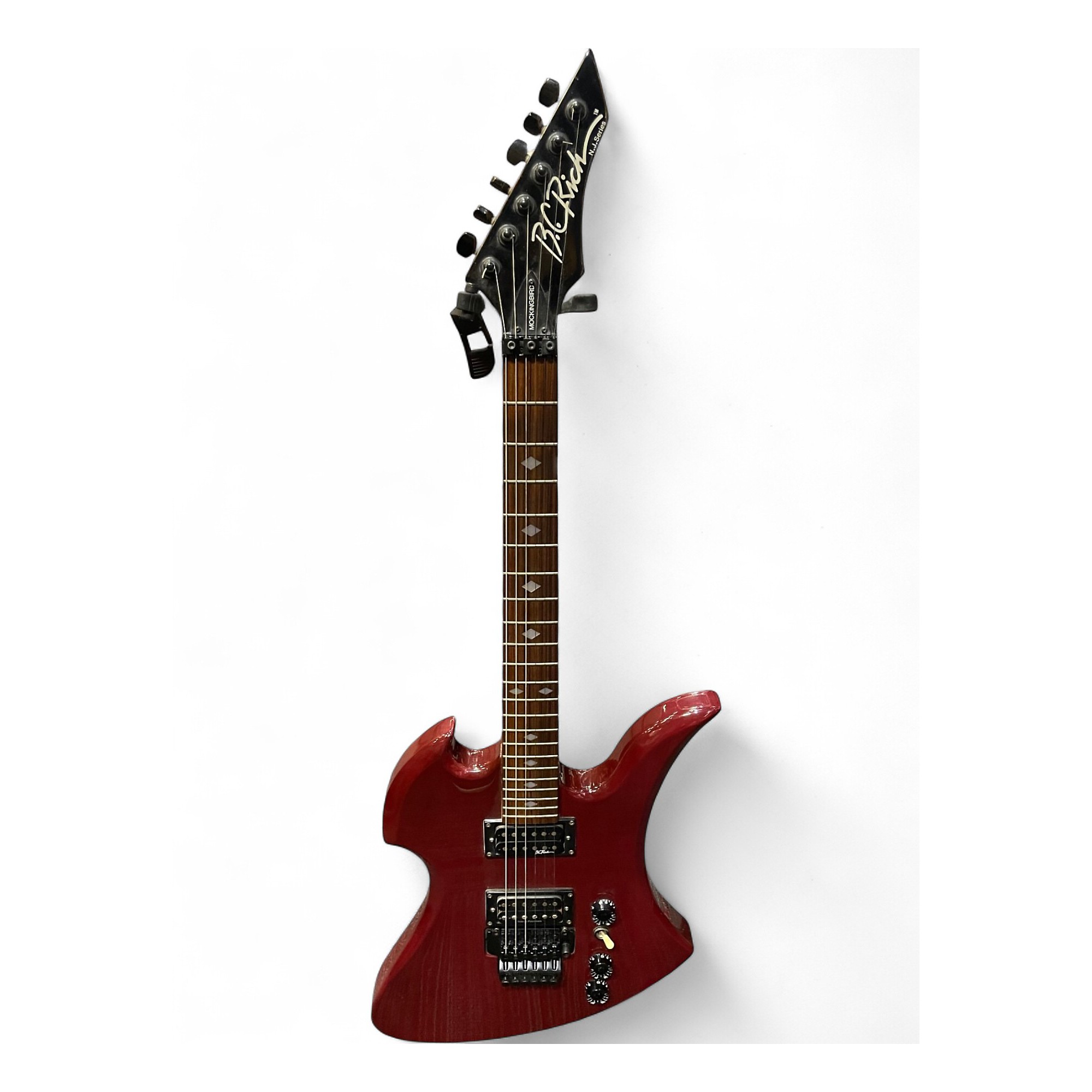 B.C. Rich エレキギター レッド Used B.C. Rich NJ Series Mockingbird Red Solid Body Electric