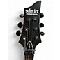 Used Schecter Guitar Research DAMIEN-FR Black Solid Body Electric Guitar