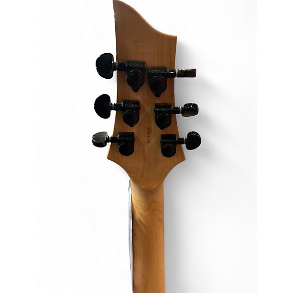 Used Schecter Guitar Research DAMIEN-FR Black Solid Body Electric Guitar