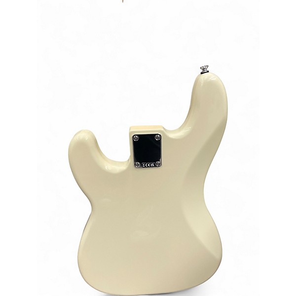 Used Fender Standard Precision Bass WHITE Electric Bass Guitar