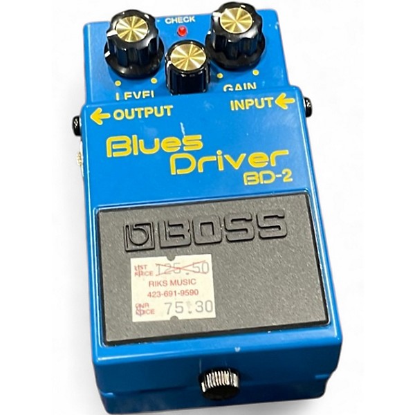 Used BOSS BD2 Blues Driver Effect Pedal