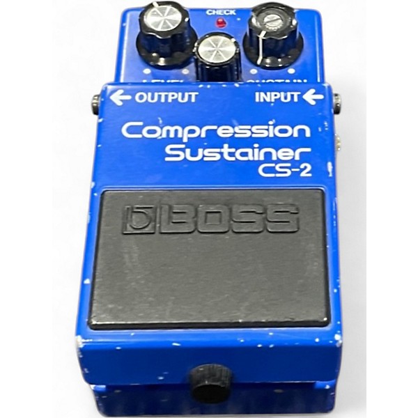 Used BOSS CS2 Compressor Sustainer Effect Pedal