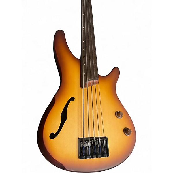 Used Ibanez SRH505F 2 Color Sunburst Electric Bass Guitar