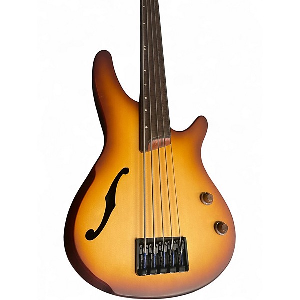 Used Ibanez SRH505F 2 Color Sunburst Electric Bass Guitar