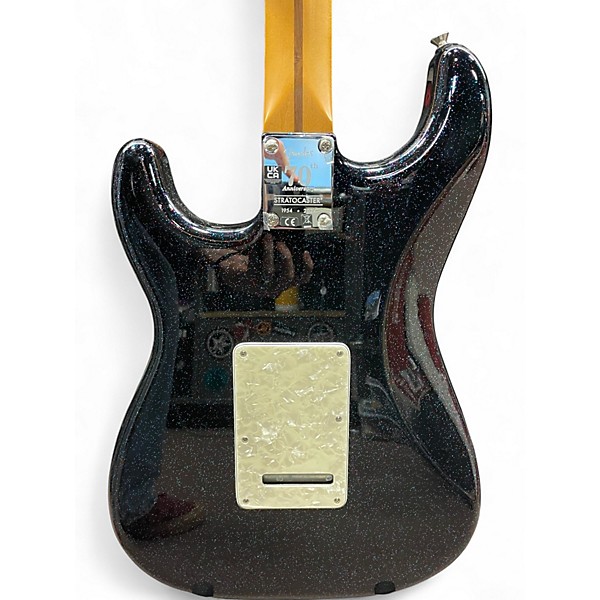 Used 2024 Fender 70TH ANV PLYR STRAT RW NEBNOIR NEBUA NOIR Solid Body Electric Guitar