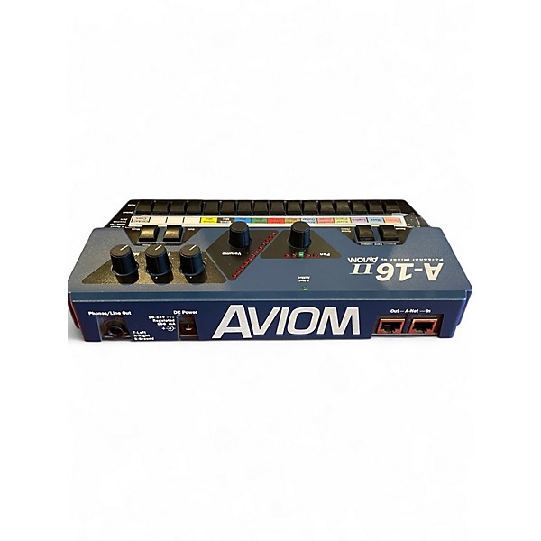 Used Aviom A-16 Personal Mixer Line Mixer