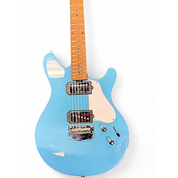 Used Ernie Ball Music Man Valentine Pelham Blue Solid Body Electric Guitar