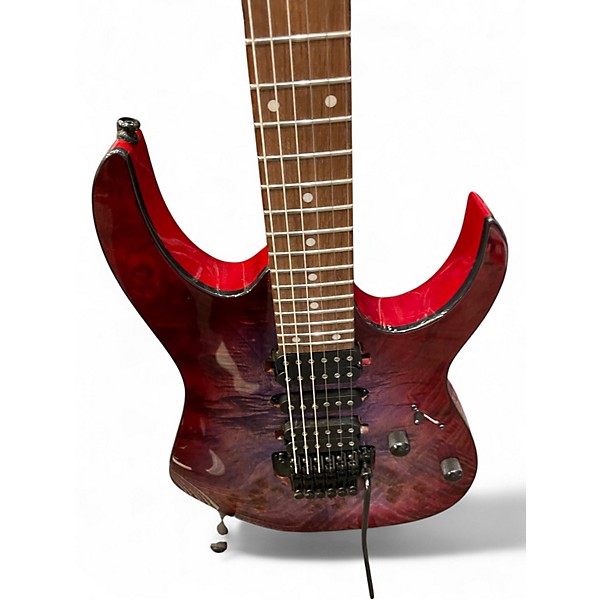 Used Ibanez RG470PB RED ECLIPSE BURST Solid Body Electric Guitar