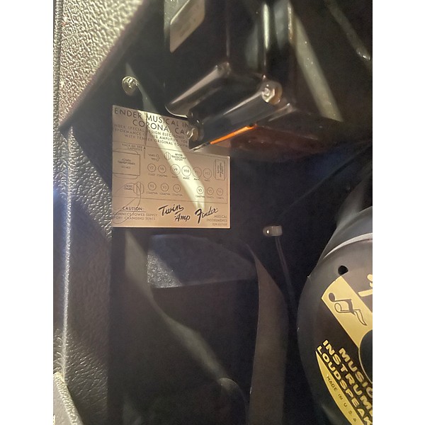 Used Fender TWIN AMP Tube Guitar Combo Amp