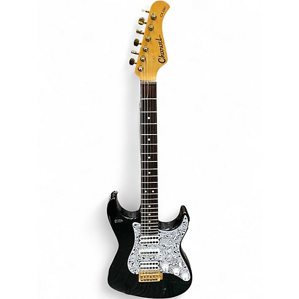 Used Charvel CX-290 Black and White Solid Body Electric Guitar