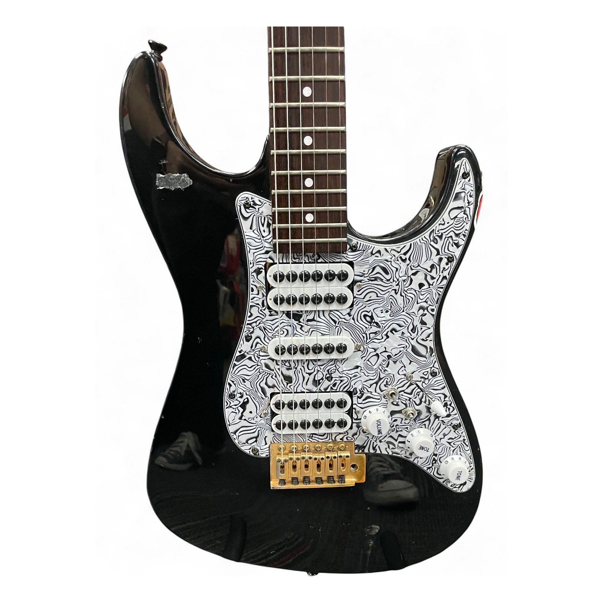 CHARVEL CX290 エレキギター 日本製 ブラック Used Charvel CX-290 Black and White Solid Body Electric Guitar