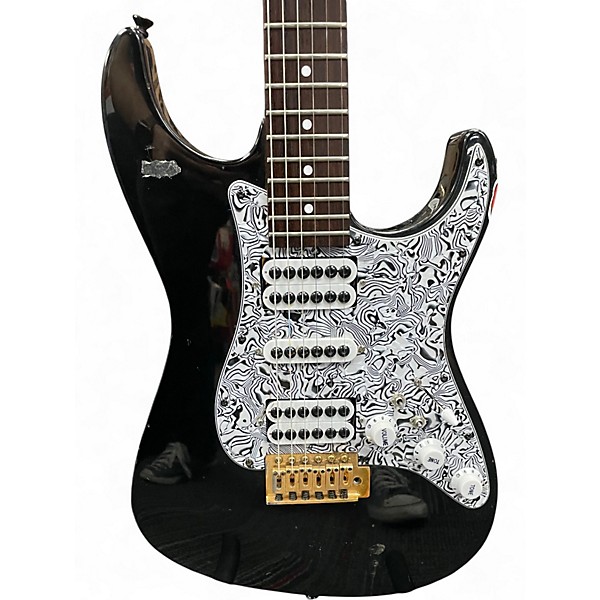 Used Charvel CX-290 Black and White Solid Body Electric Guitar