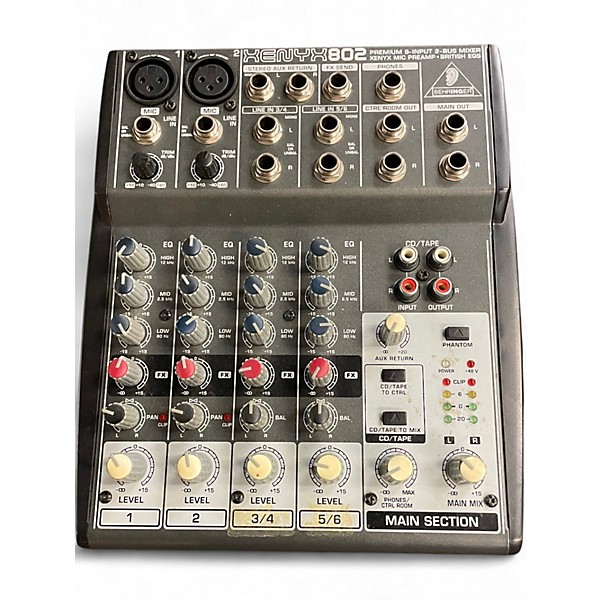 Used Behringer Xenyx802 Digital Mixer