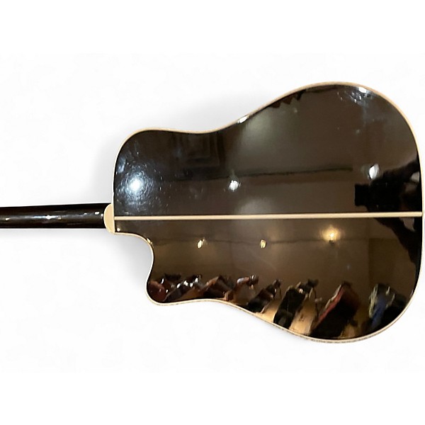 Used 2000s Takamine EF341SC Black Acoustic Electric Guitar