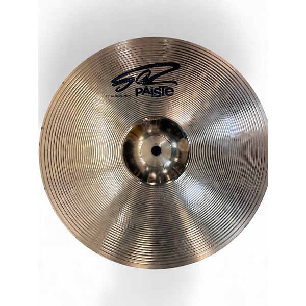 Used Paiste 13in 502 Hi Hat Pair Cymbal