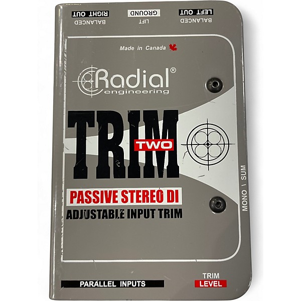 Used Radial Engineering TRIM TWO PASSIVE STEREO di Direct Box