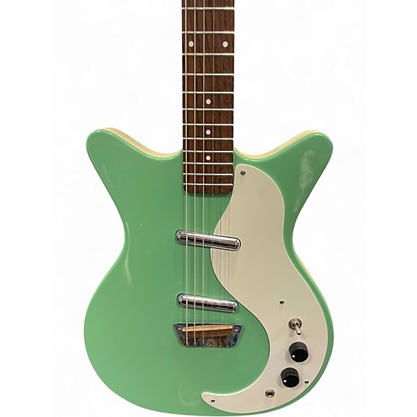 Used Danelectro DC-59 Surf Green Solid Body Electric Guitar