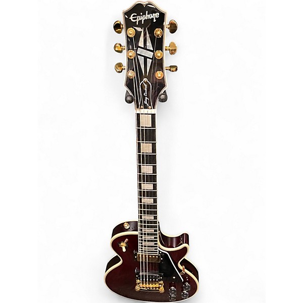Used Epiphone Jerry Cantrell Wino Les Paul Custom Midnight Wine Solid Body Electric Guitar