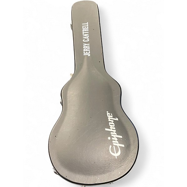 Used Epiphone Jerry Cantrell Wino Les Paul Custom Midnight Wine Solid Body Electric Guitar