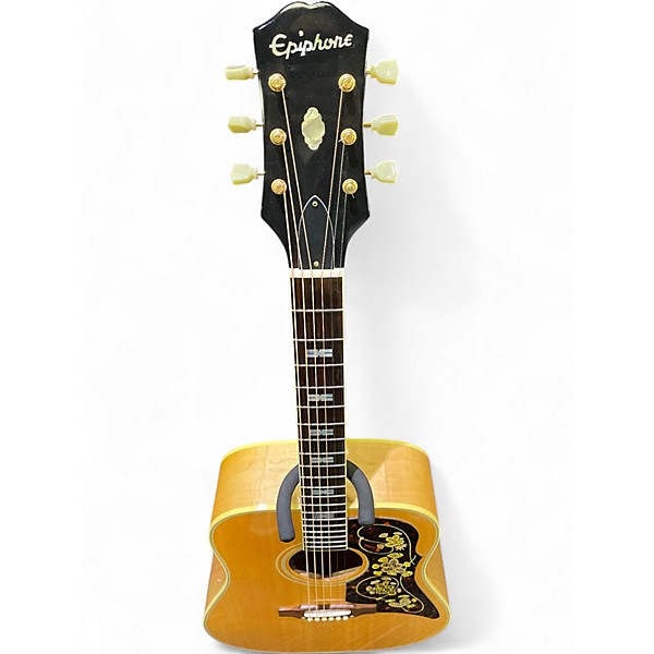 Used Epiphone USA Frontier Natural Acoustic Electric Guitar